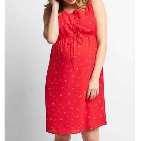 Gap Floral sleeveless Maternity Dress size M - Picture 1 of 7
